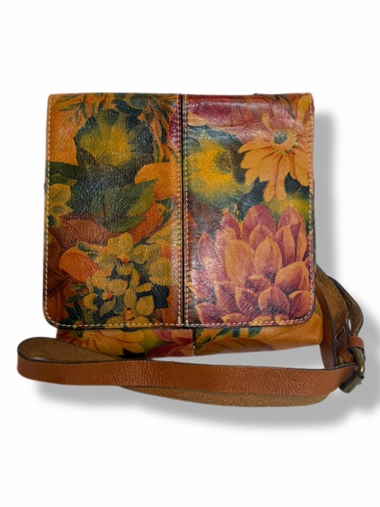 Patricia Nash Handbags - Patricia Nash English Country Floral Leather Crossbody Organizer Bag